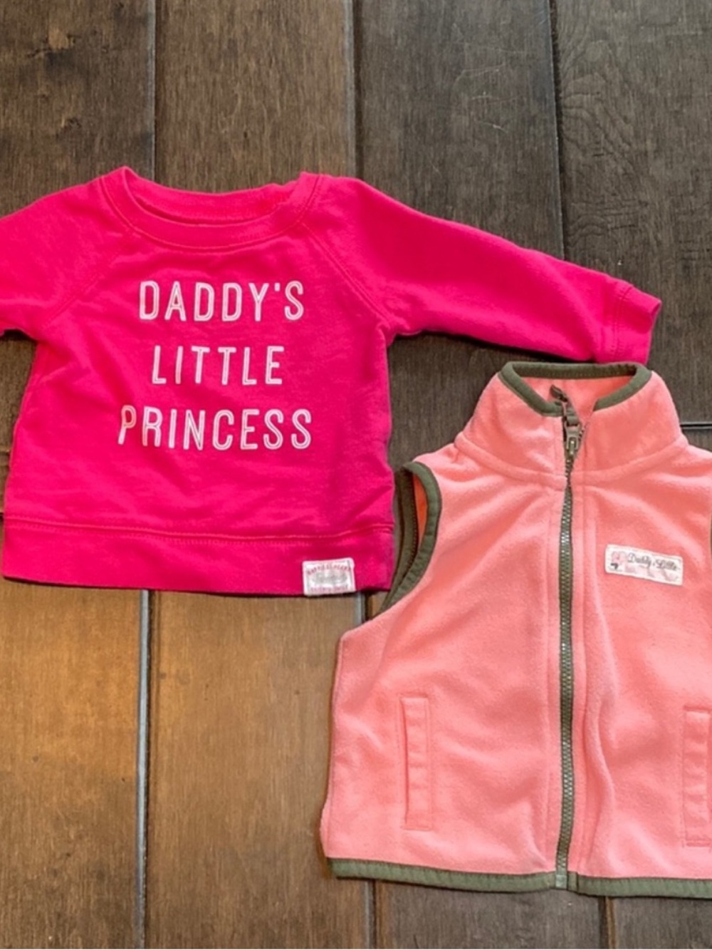 💜3/$15 Carter’s “Daddy’s Little Princess” “Daddy’ Little Sweetheart” - 3M